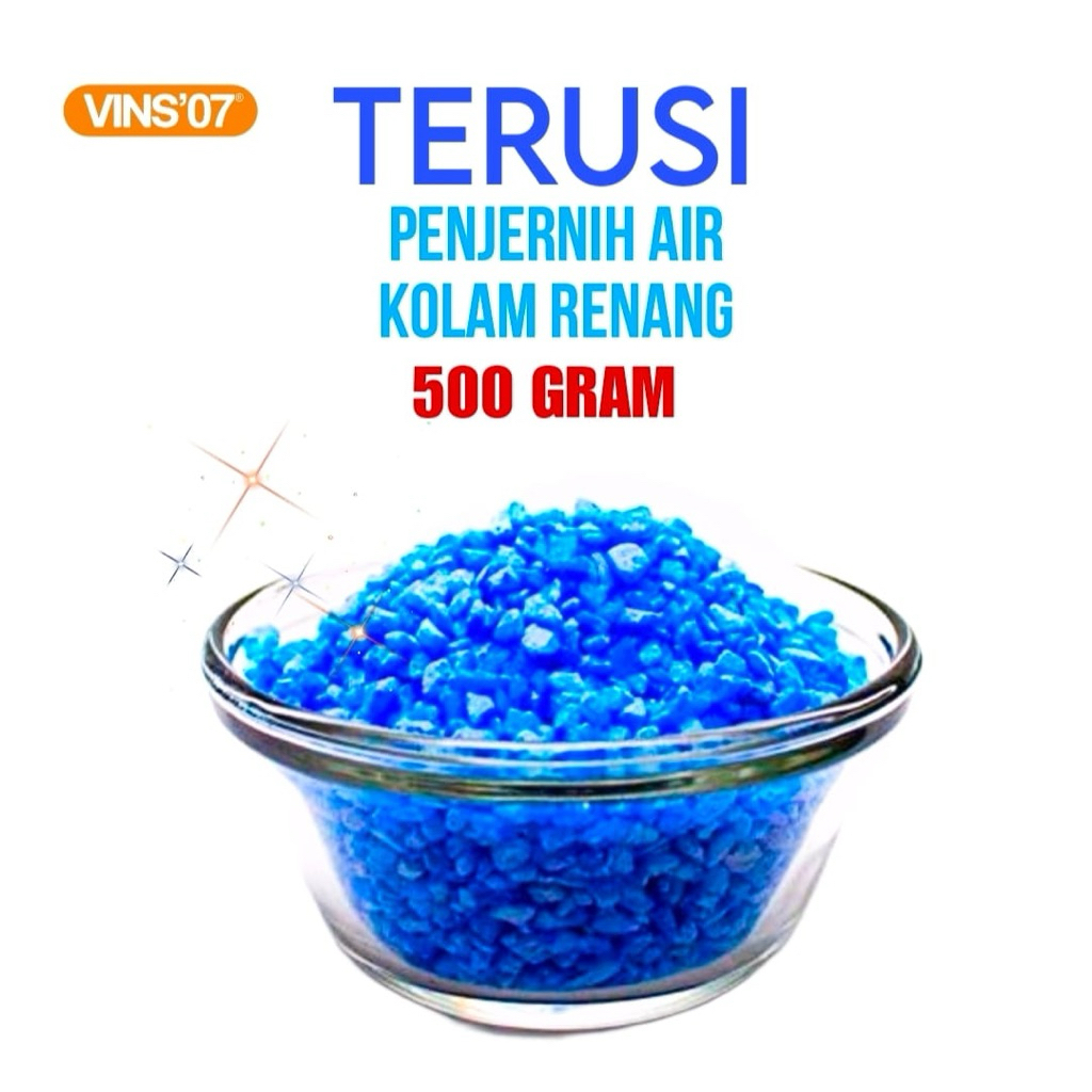 TERUSI 500 GRAM | PENJERNIH AIR KOLAM RENANG