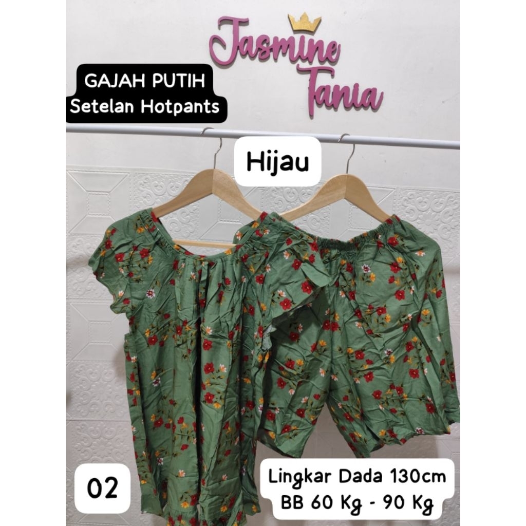 Gajah Putih Setelan Hotpants