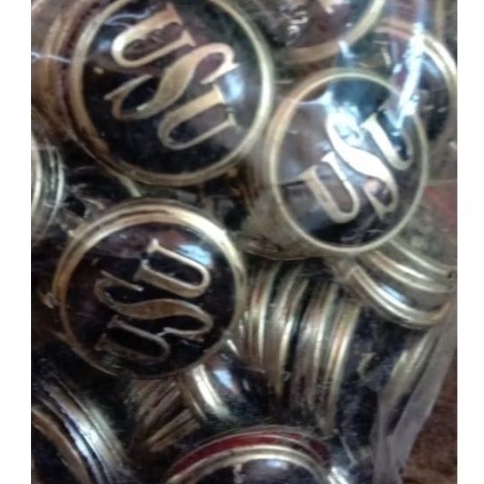 kancing jaket almamater logo usu, kancing jas almamater logo usu