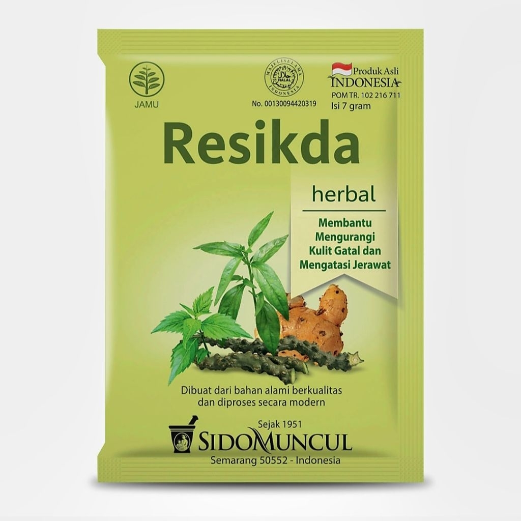 

Jamu Resikda isi 10 Sachet Sidomuncul