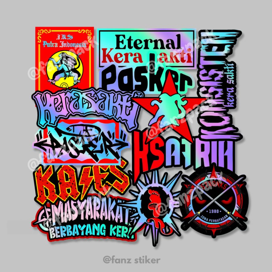 

STIKER HOLOGRAM IKSPI ISI 12pcs - ANTI AIR, STIKER PERGURUAN | STIKER SILAT, HELM, LAPTOP, CASE HP VOL 23 HLG