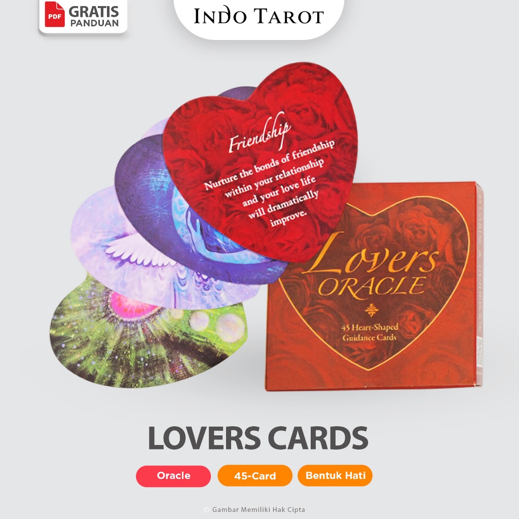 Tarot Oracle Lovers Card Kartu Tarot Reading - Indo Tarot