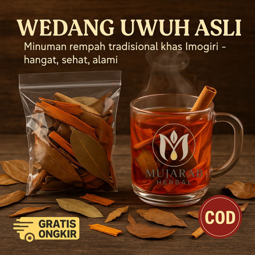 

Wedang uwuh sekali seduh Wedang Rempah Cengkeh Kapulaga Jahe Kayu Manis Secang