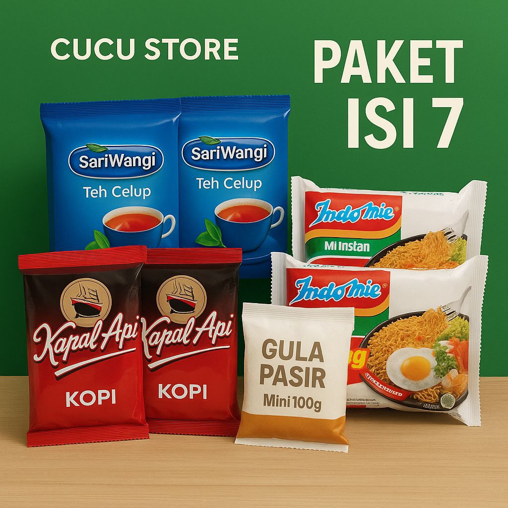 

Paket Hemat Kopi Teh Mie Instan – Kombo Isi 7 | Favorit Semua Orang