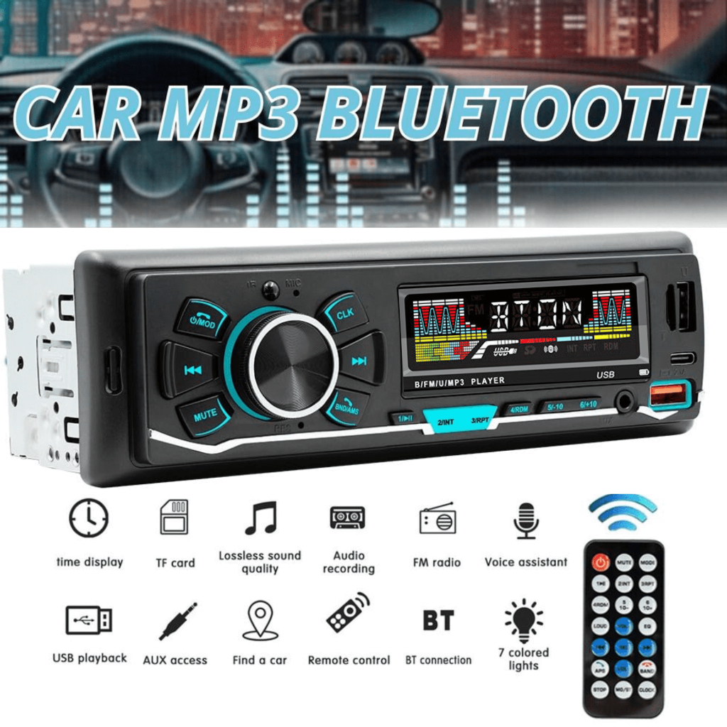 Occkic Tape Mobil Avanza Audio Bluetooth Full Bass MP3 Player Double Din USB Hands Free ISO 60W