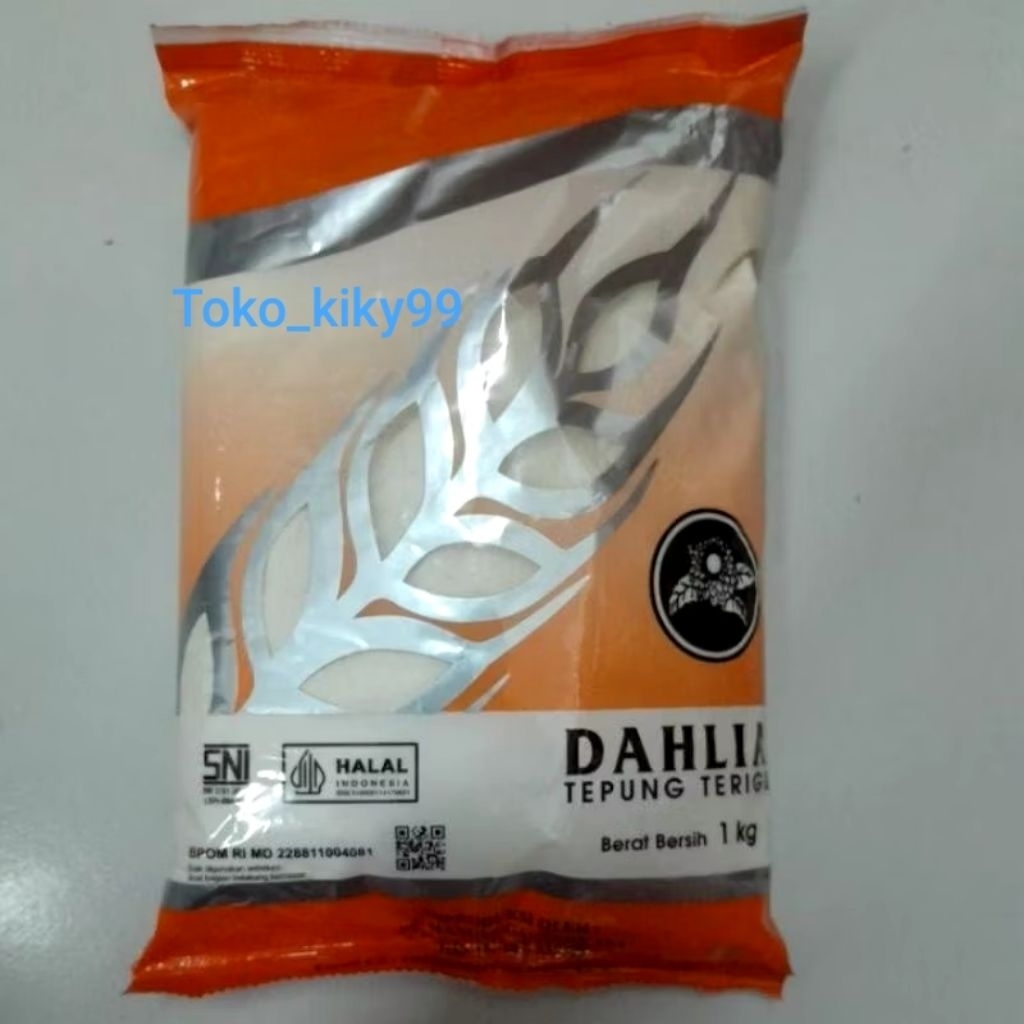 

Dahlia tepung terigu 1kg kemasan , tepung serbaguna