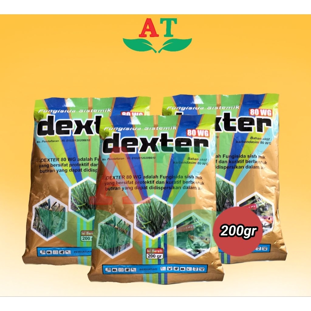 FUNGISIDA SISTEMIK DEXTER Karbendazim 80 WG - 200gr
