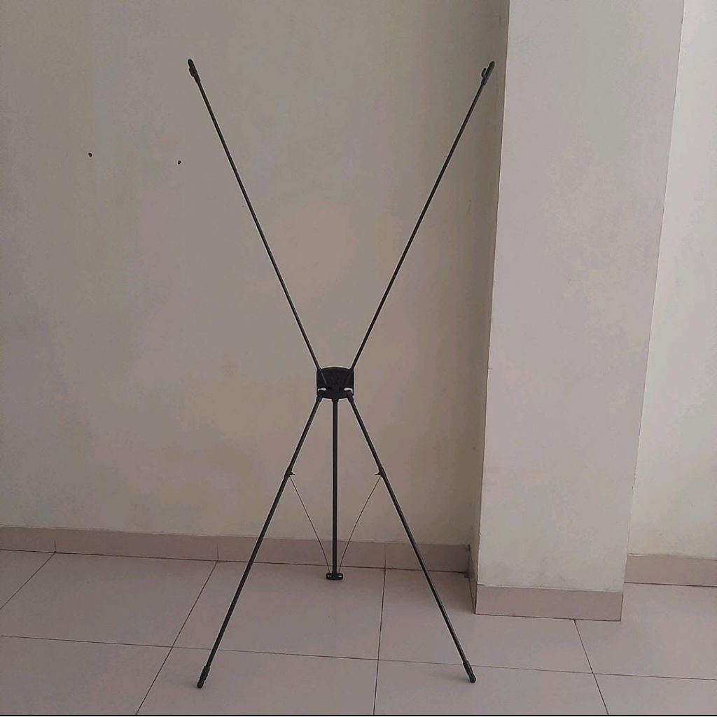 Y Banner 60 x 160 | Standing Banner Fiber ( Hanya Rangka)