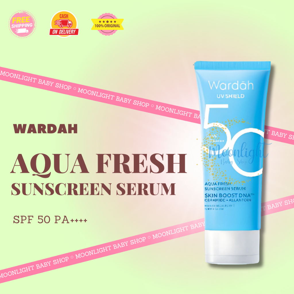 Wardah UV Shield Aqua Fresh Sunscreen Serum SPF 50 PA++++