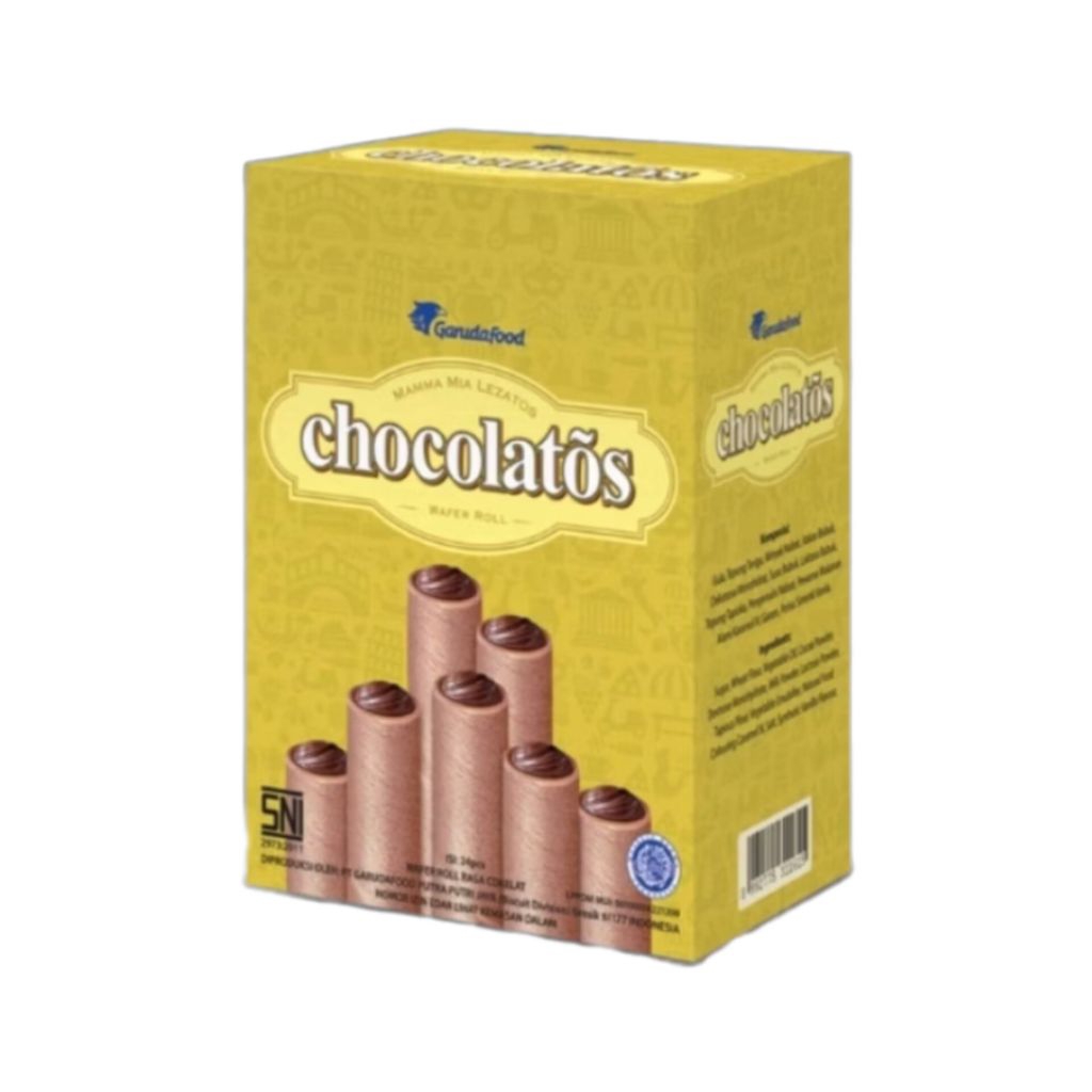 

Chocolatos Mamamia Lezatoz 1 box isi 24 pcs