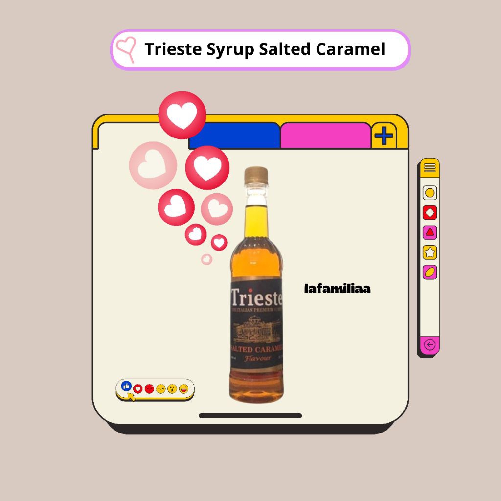 

Trieste syrup salted caramel 650ml