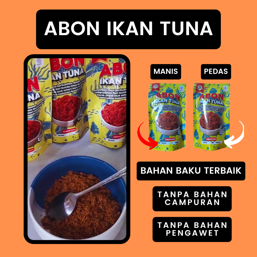 

ABON IKAN TUNA PANTAI SELATAN 100GR