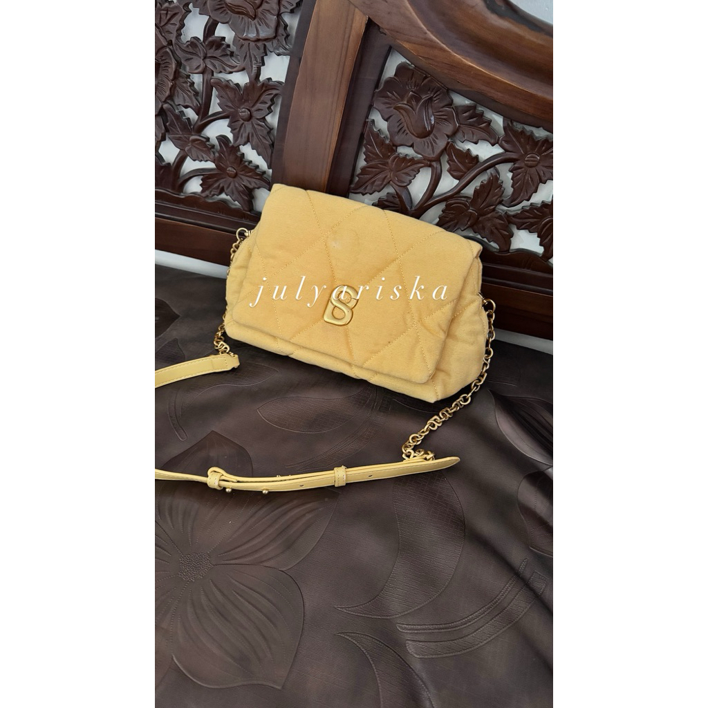 PRELOVED ZOEY BAG DENIM - BUTTONSCARVES