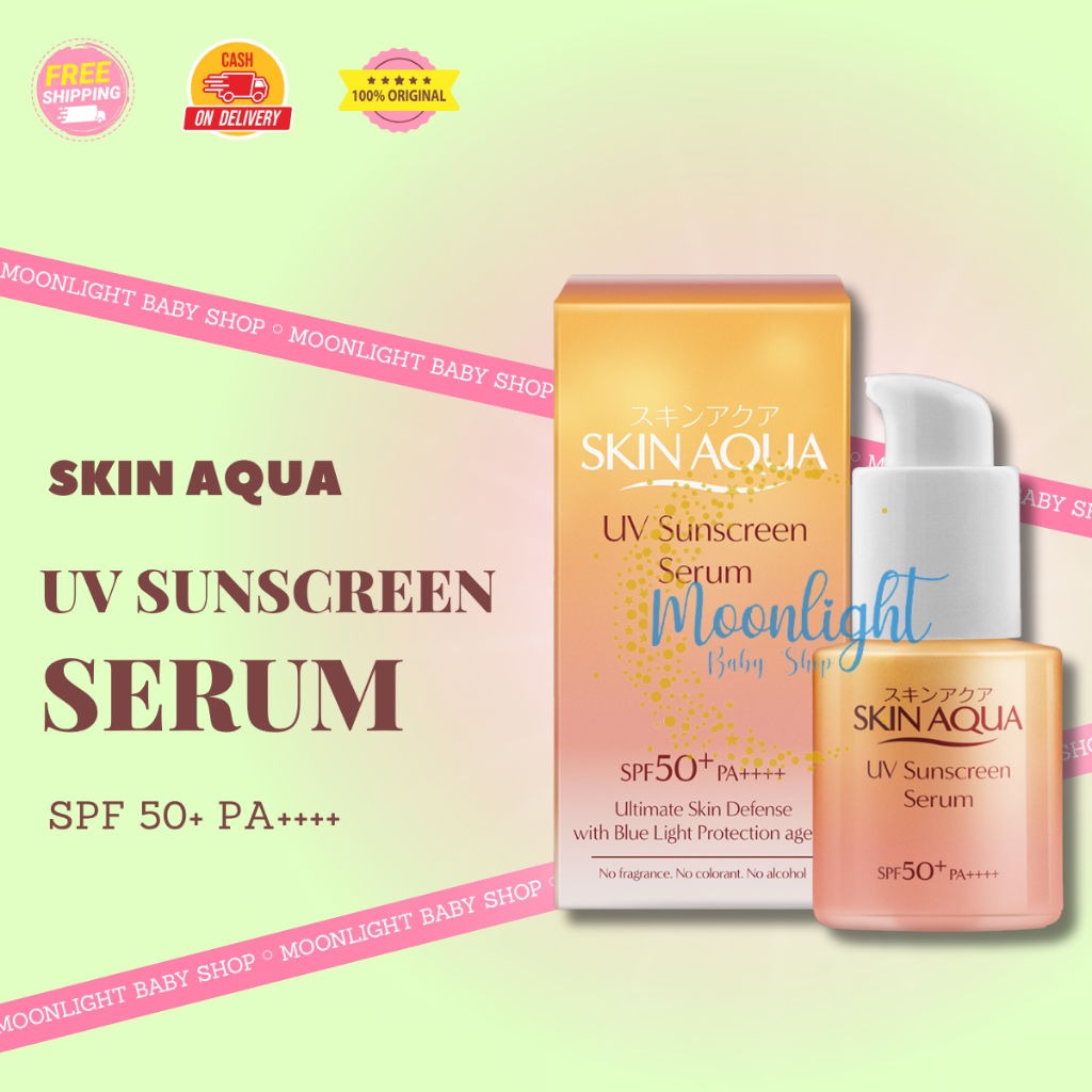 Skin Aqua UV Sunscreen Serum SPF 50+ PA+++ | 20ml | Untuk Semua Jenis Kulit
