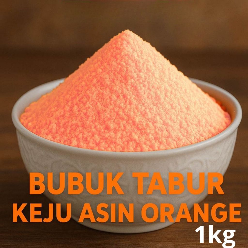 

Keju Asin Oren 1Kg Kiloan Bumbu Tabur Keju Rasa Oren Gurih Favorit Camilan
