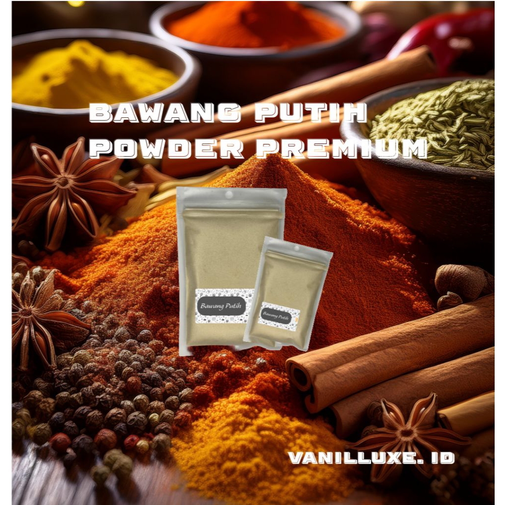 

Bawang Putih Powder Premiun 100%halal