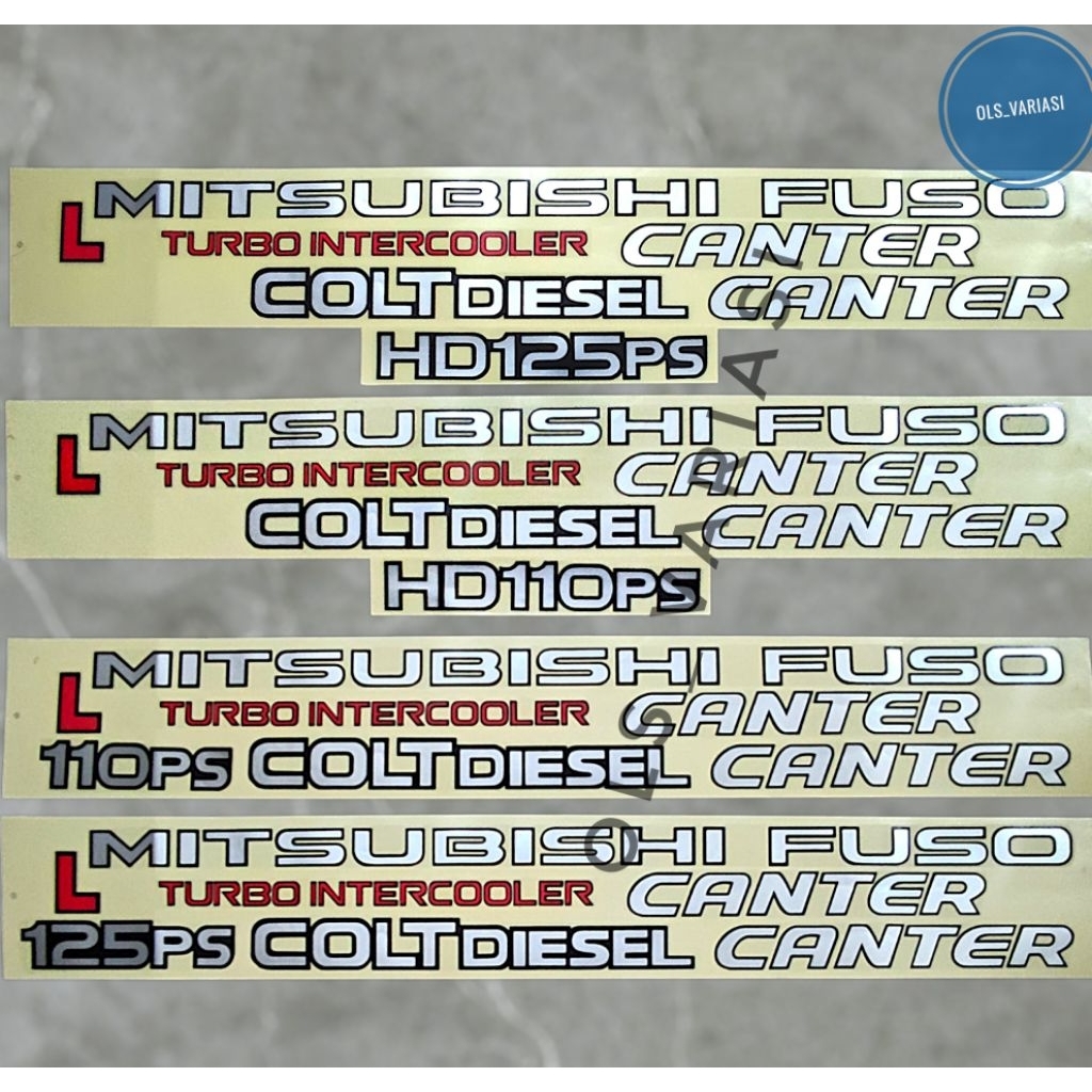 Stiker sticker canter full set / stiker 125ps full set / stiker 110ps full set / stiker hd125ps full