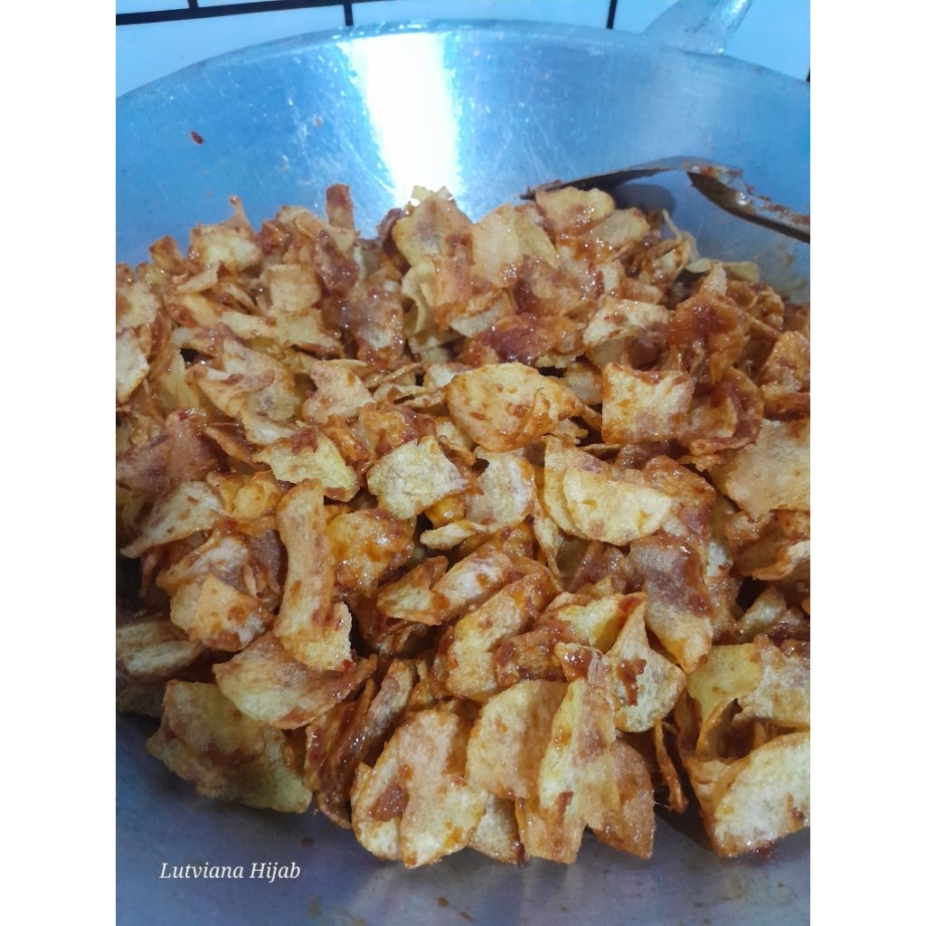 

Reseller kripik kentang pedas manis