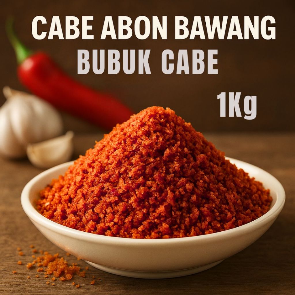 

Bumbu Tabur Abon Bawang Bon Cabe Non MSG 1kg – Pedas Gurih Garingnya Bikin Susah Berhenti!