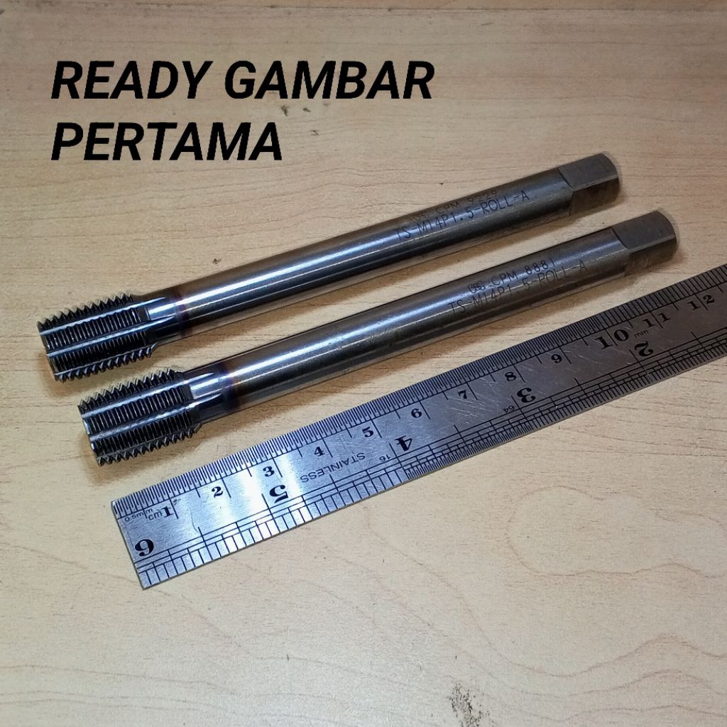 TAP M14×1.5 SPIRAL TAP mesin M 14×1.5 hand tap M14 × 1.5 tap ulir kunci 19