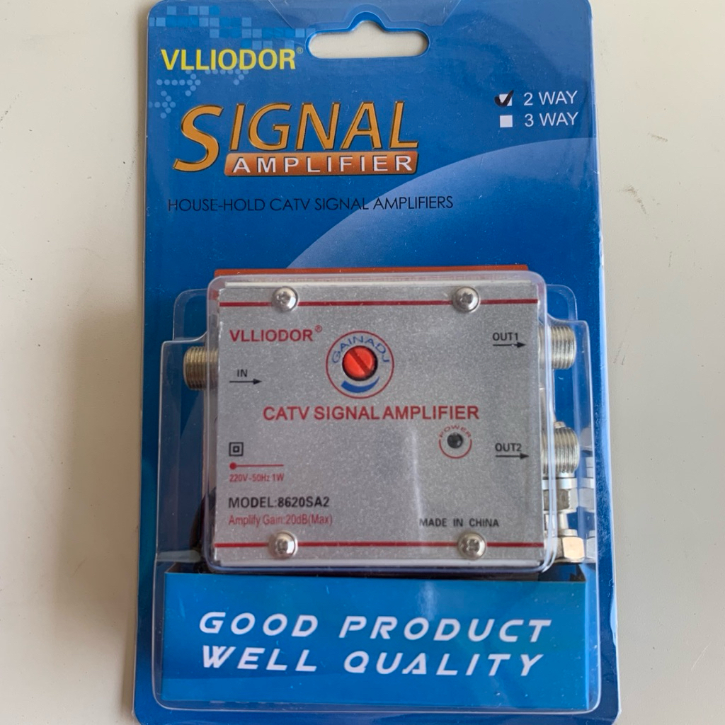 CATV SIGNAL AMPLIFIER VLLIODOR 8620SA2 2 WAY & CATV SIGNAL AMPLIFIER VLLIODOR 8620SA3 3 WAY
