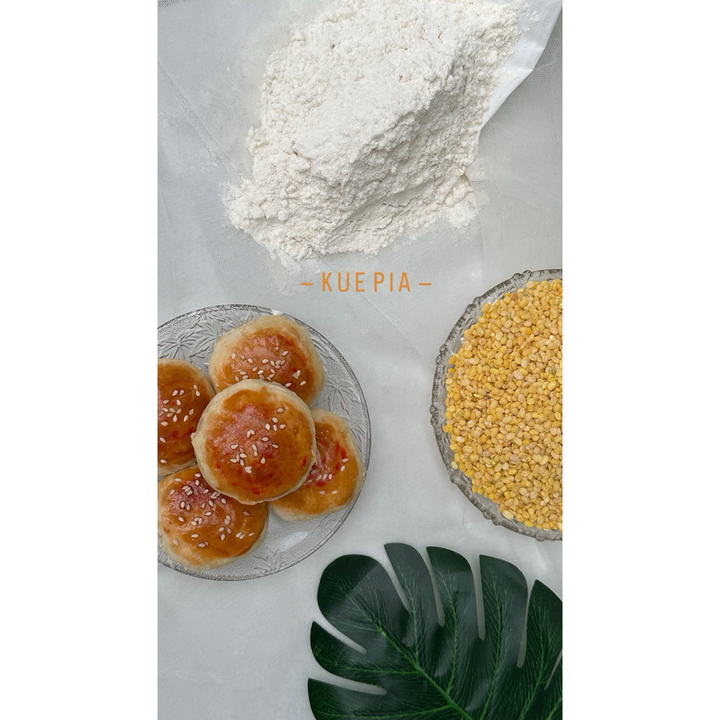 

Kue Pia isi kacang hijau kupas 5pcs / Kue Pia Enak Gurih