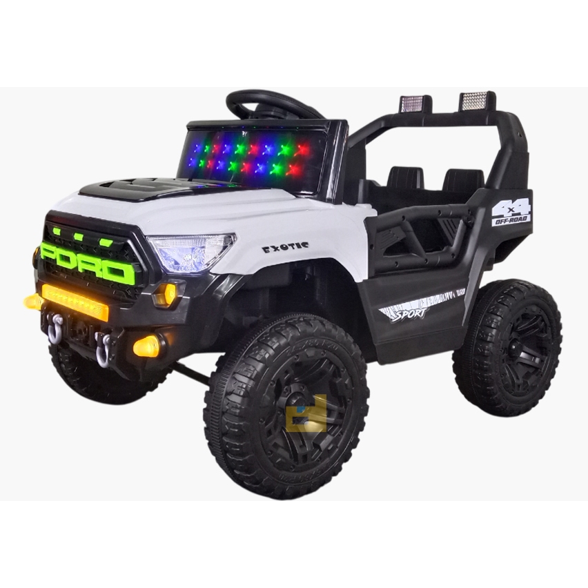 mobil aki jeep volta 7750, putih