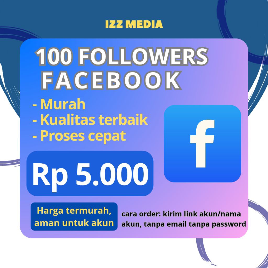 Promo Followers Facebook Aman Untuk Monet