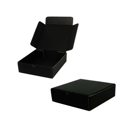 

(5pcs) Box Hampers Kemasan Kado Hadiah Souvenir Dus Snack 24x24x7cm Motif Hitam 2 Side