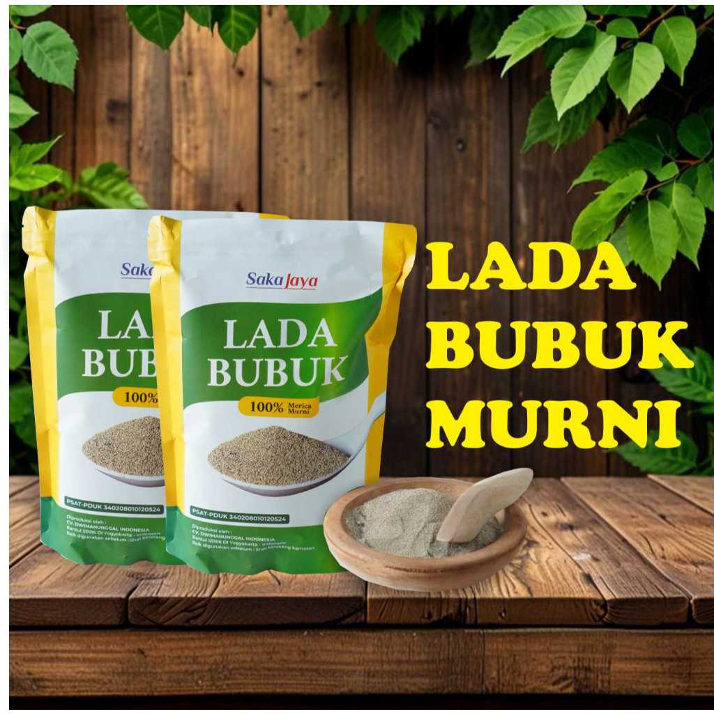 

Lada Bubuk Murni 1 KG | Bumbu Lada Dapur Asli Tanpa Campuran | Cocok untuk Masakan Harian & Usaha