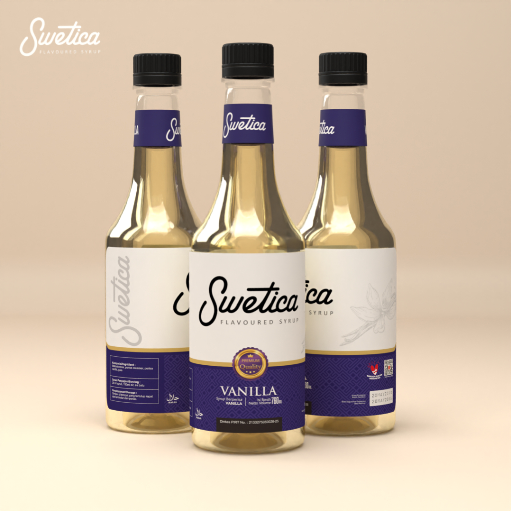 

Vanilla Sirup Premium Swetica 760ml Vanila Syrup Kopi Bartender Horeca