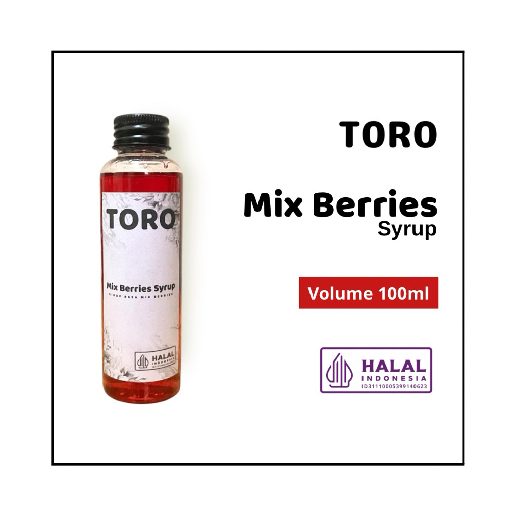 

Mix Berries Syrup / Sirup Rasa Mix Berries 100ml
