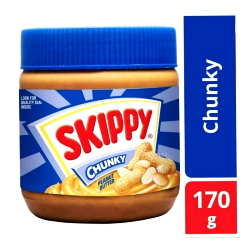 

Skippy Jam Creamy & Chunky Peanut Butter 170 gram