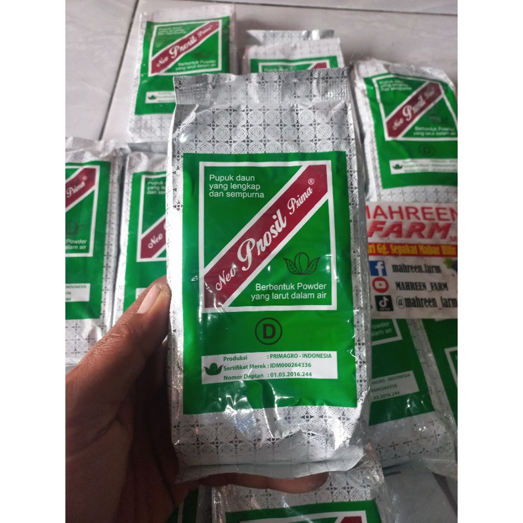 PUPUK NEO PROSIL D PRIMA ORIGINAL PUPUK DAUN KEMASAN PABRIK 500 GRAM