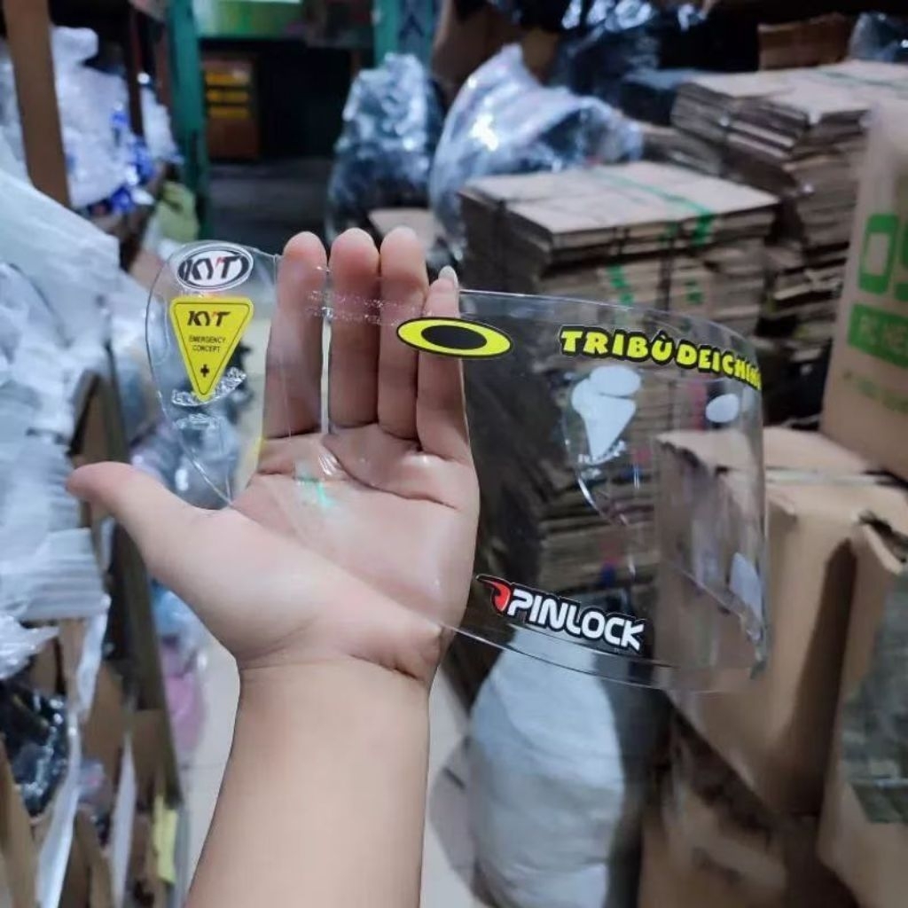 Visor Helm KYT R10 RC7 K2 RIDER  MDS VICTORY Iridium Red Blue Futuro Blue Ice Kaca Flat Aquamarine S