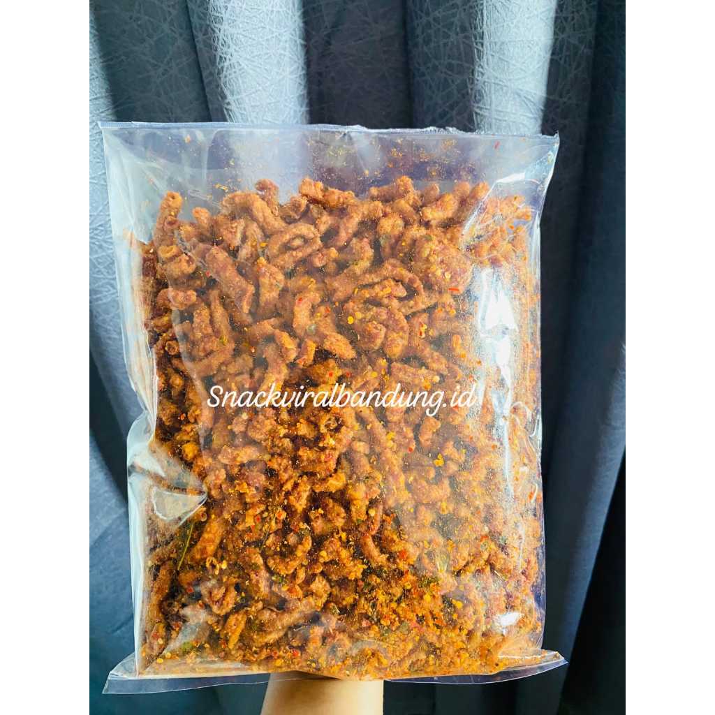 

usus crispy / kripik usus 1kg pedas daun jeruk