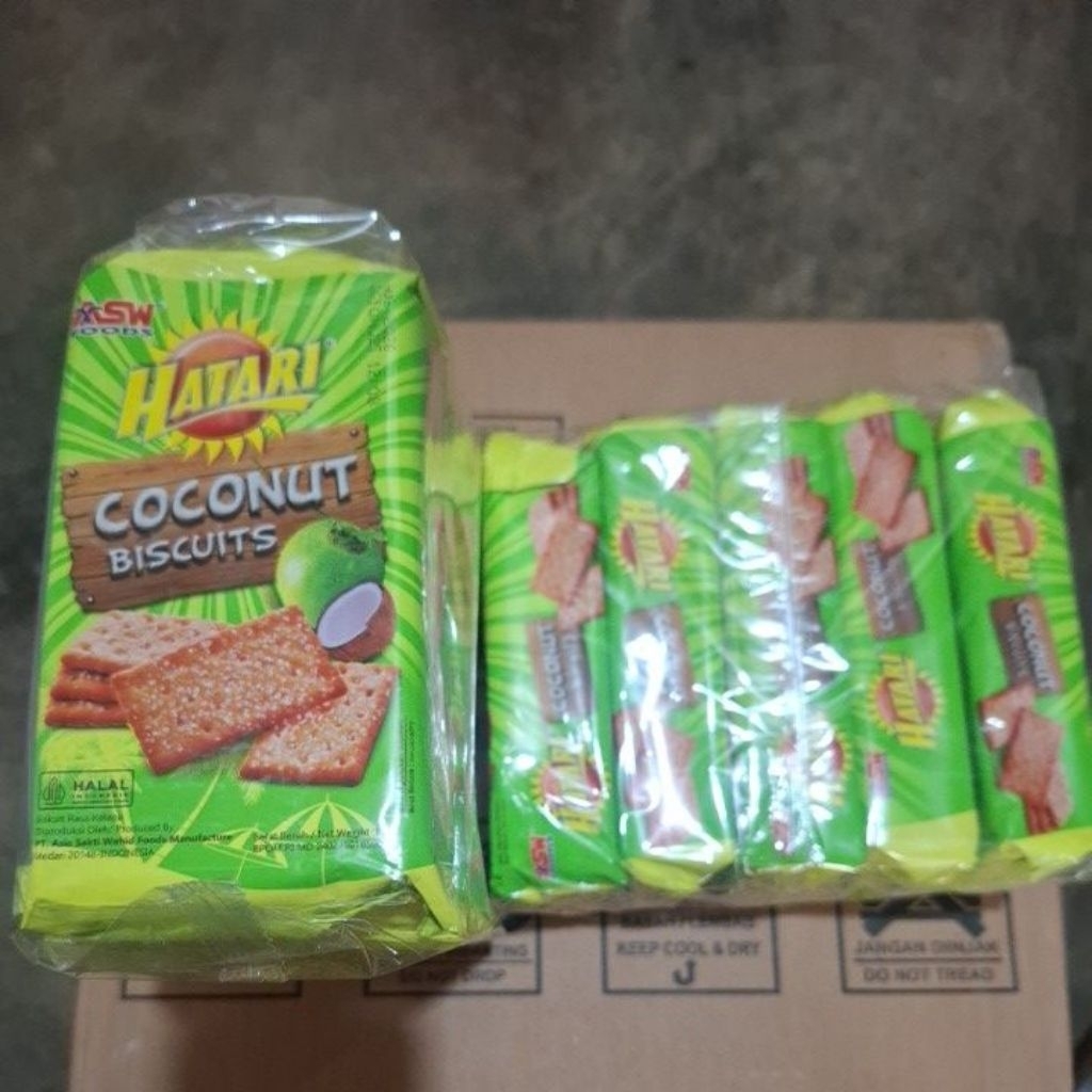 

hatari kelapa biscuit 1 pcs 115 gr (1 bks 5 pcs)