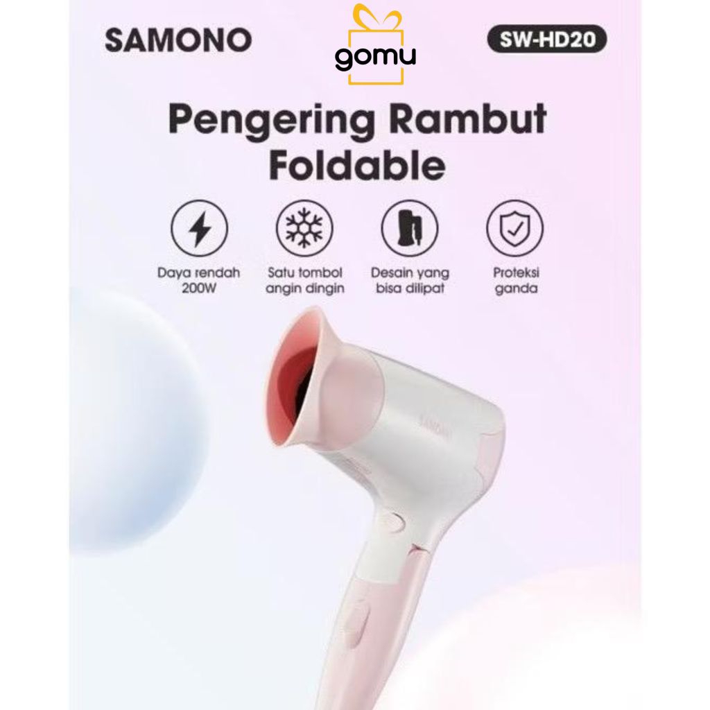 SAMONO HAIRDRYER PENGERING RAMBUT / HAIRDRYER LOW WATT SW-HD20