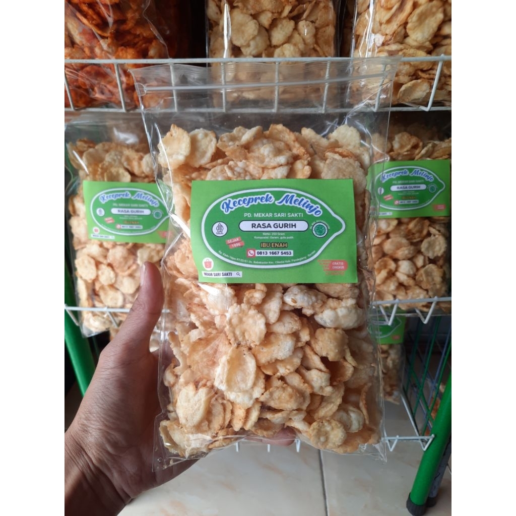 

Keceprek gurih original melinjo 250g
