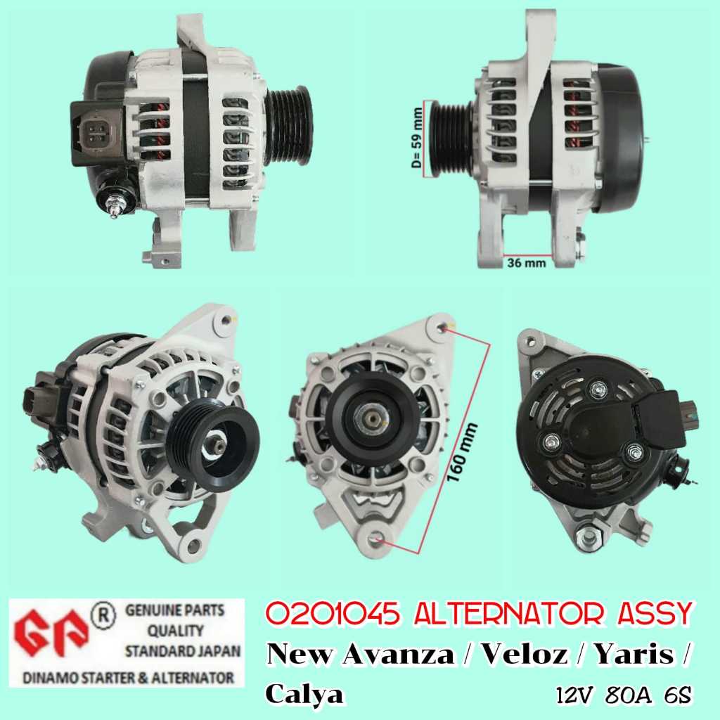 ALTERNATOR TOYOTA CALYA DAIHATSU SIGRA 1.2CC