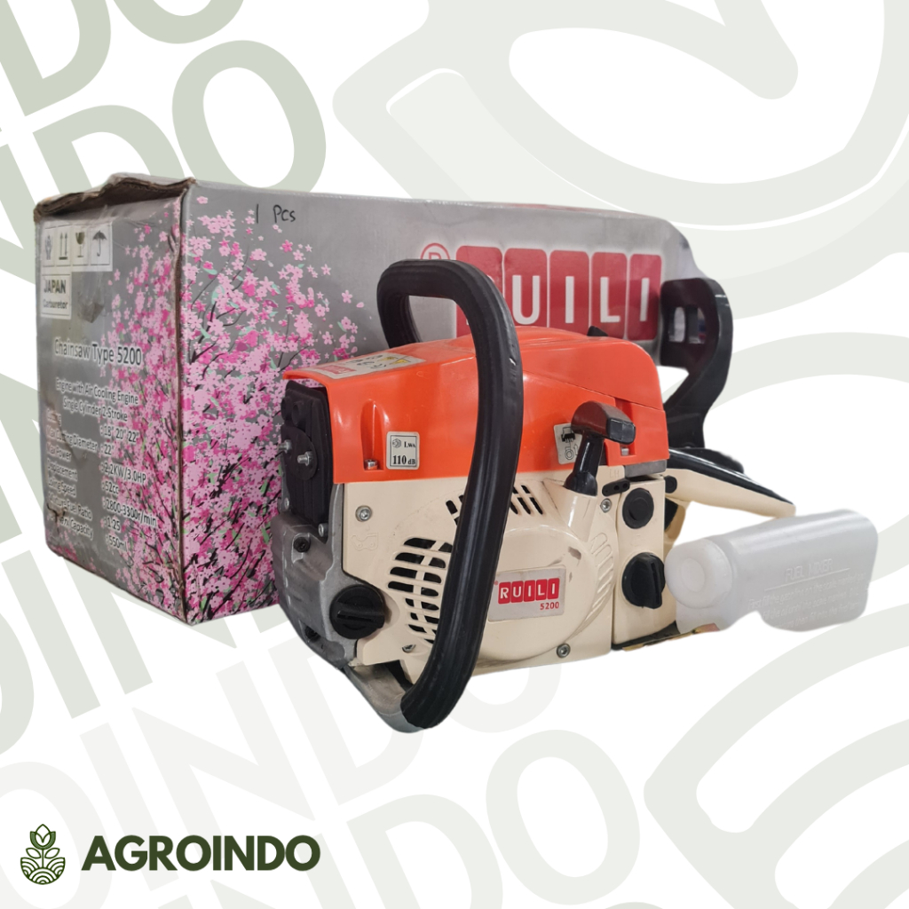 GERGAJI MESIN RUILI 5200/CHAINSAW RUILI 5200/MESIN GERGAJI RUILI 5200/CHAINSAW/GERGAJI MESIN