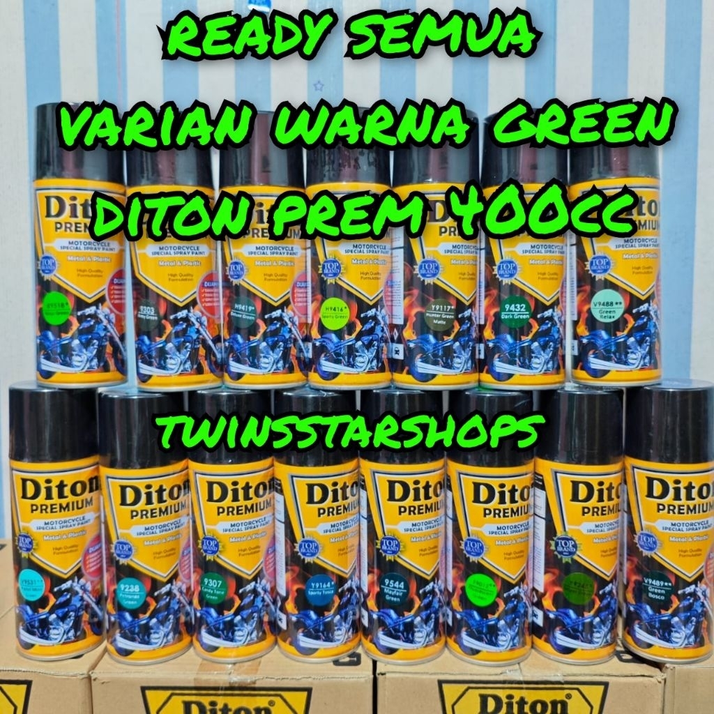 Pilok Pylox Cat Diton Premium Varian Hijau Candy Metalic Doff Dop Hunter Green Matte 9117 Petronas 9