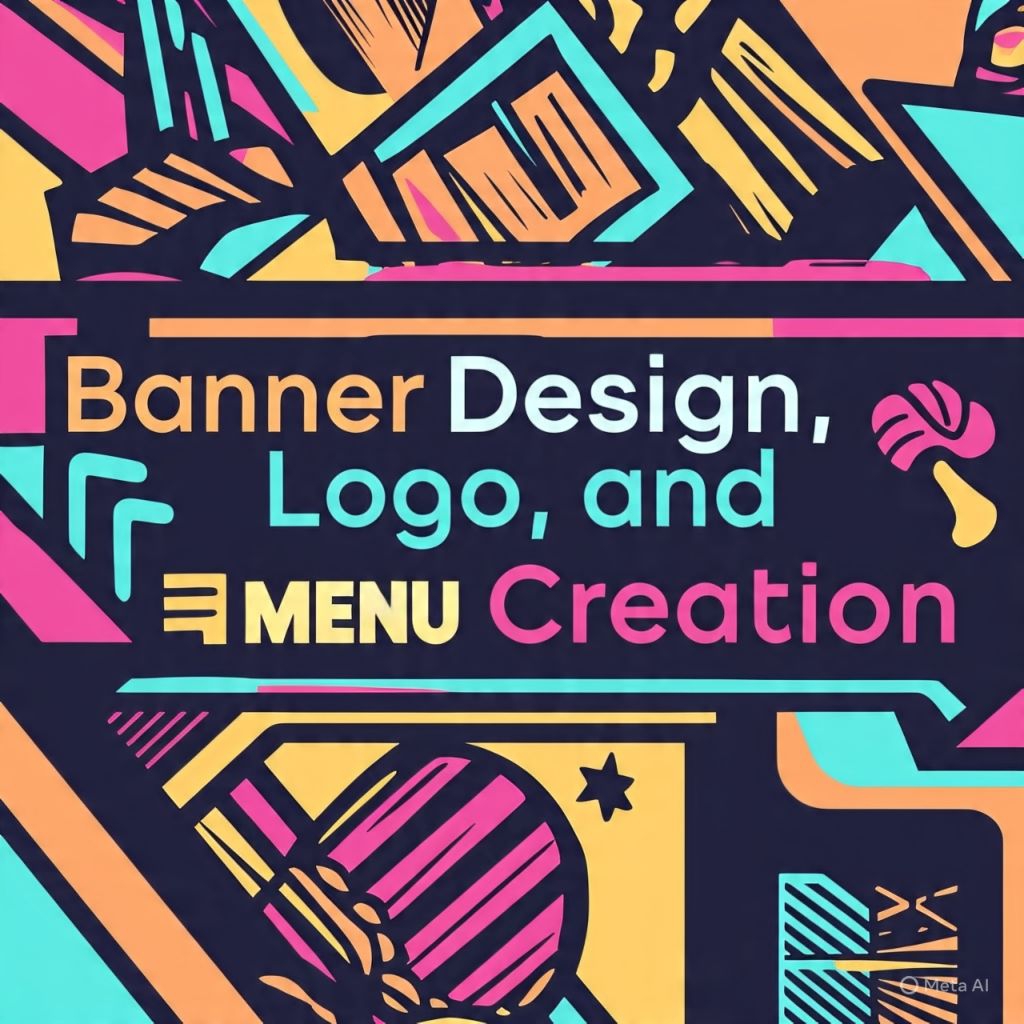 Design Banner,Logo,Menu makanan