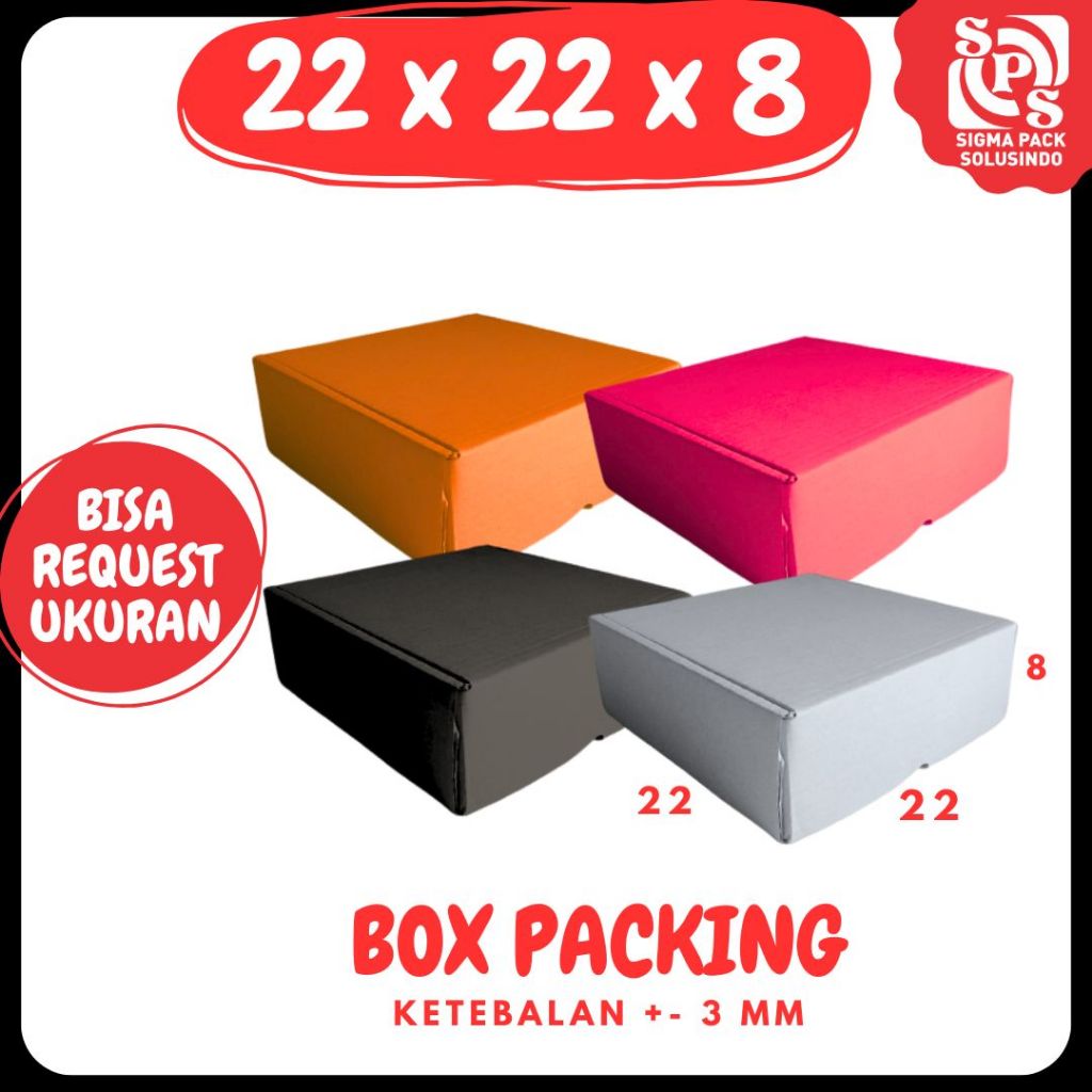 

Box 22x22x8 LS Kardus 22x22x8 LS Dus Hampers 22x22x8 LS Kotak Packing Pizza Kado Zigma Pack