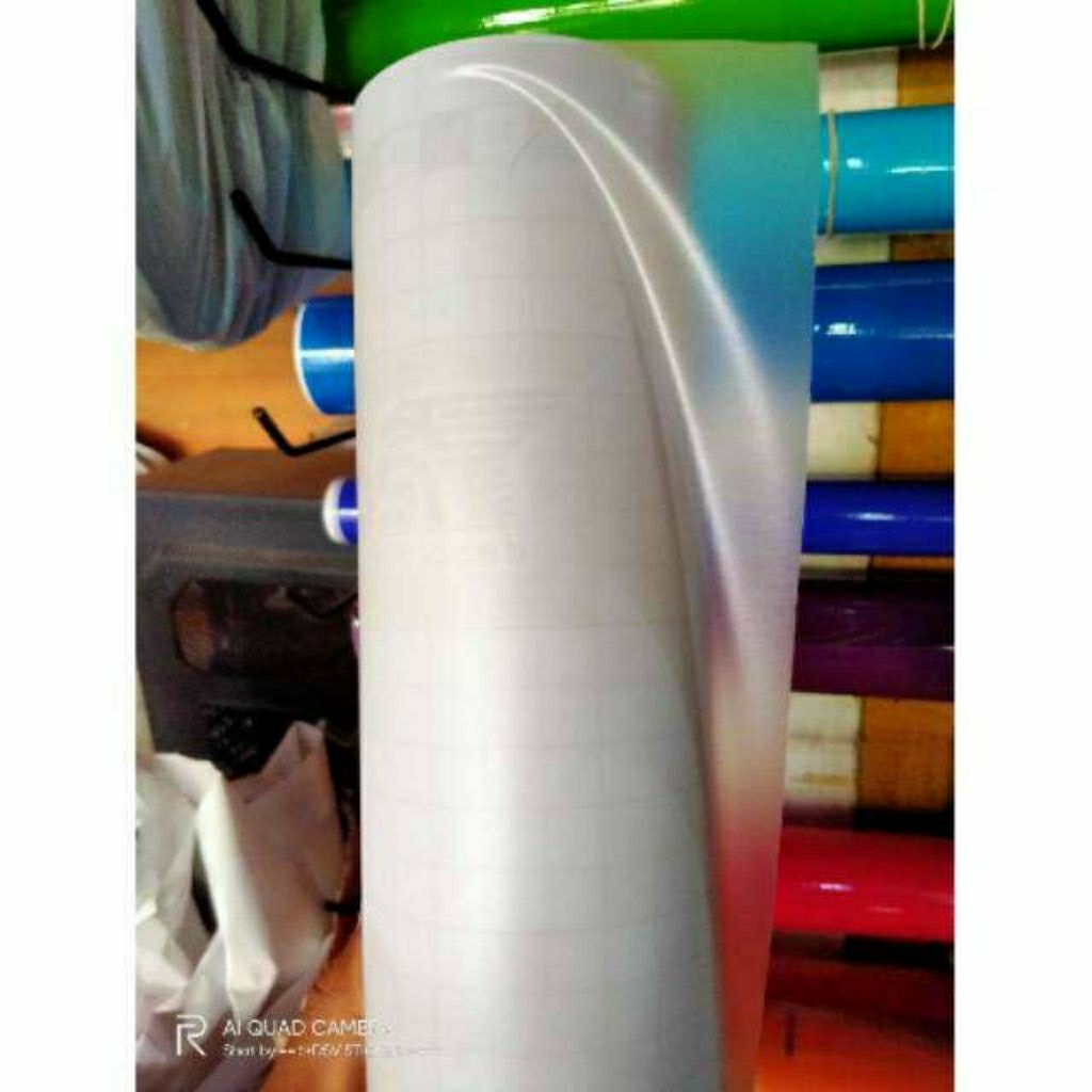 COD Stiker Skotlet Motor Transparan Doff bening Skotlet Putih Transparan