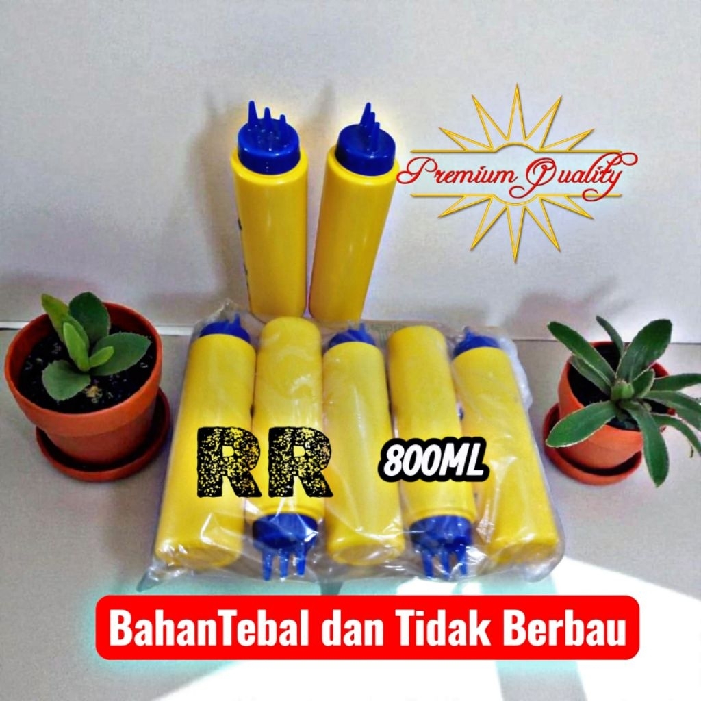 Botol Saus/botol Kecap/Botol mayones 3 Lubang