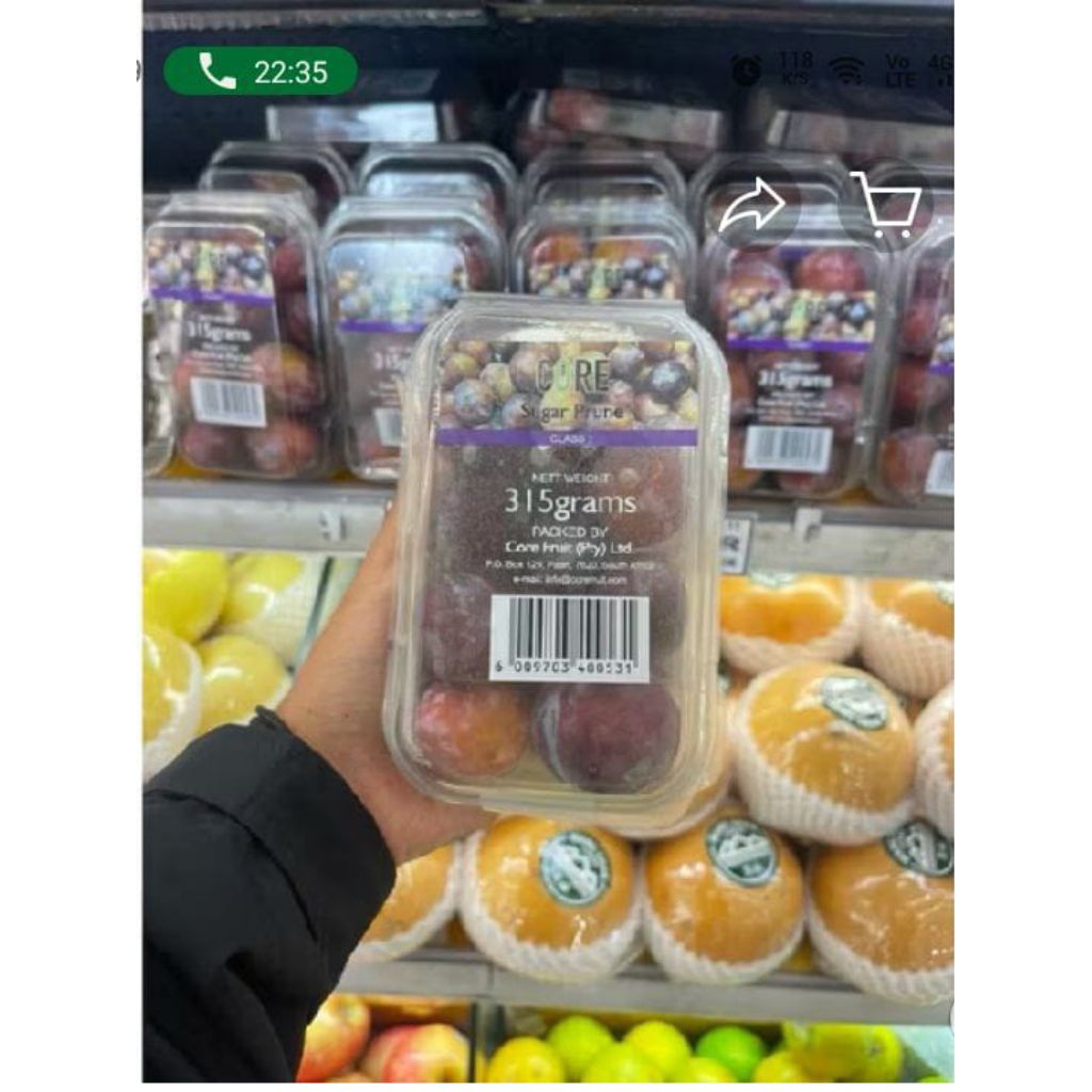 

palm sugar prune fresh 315gram/pak