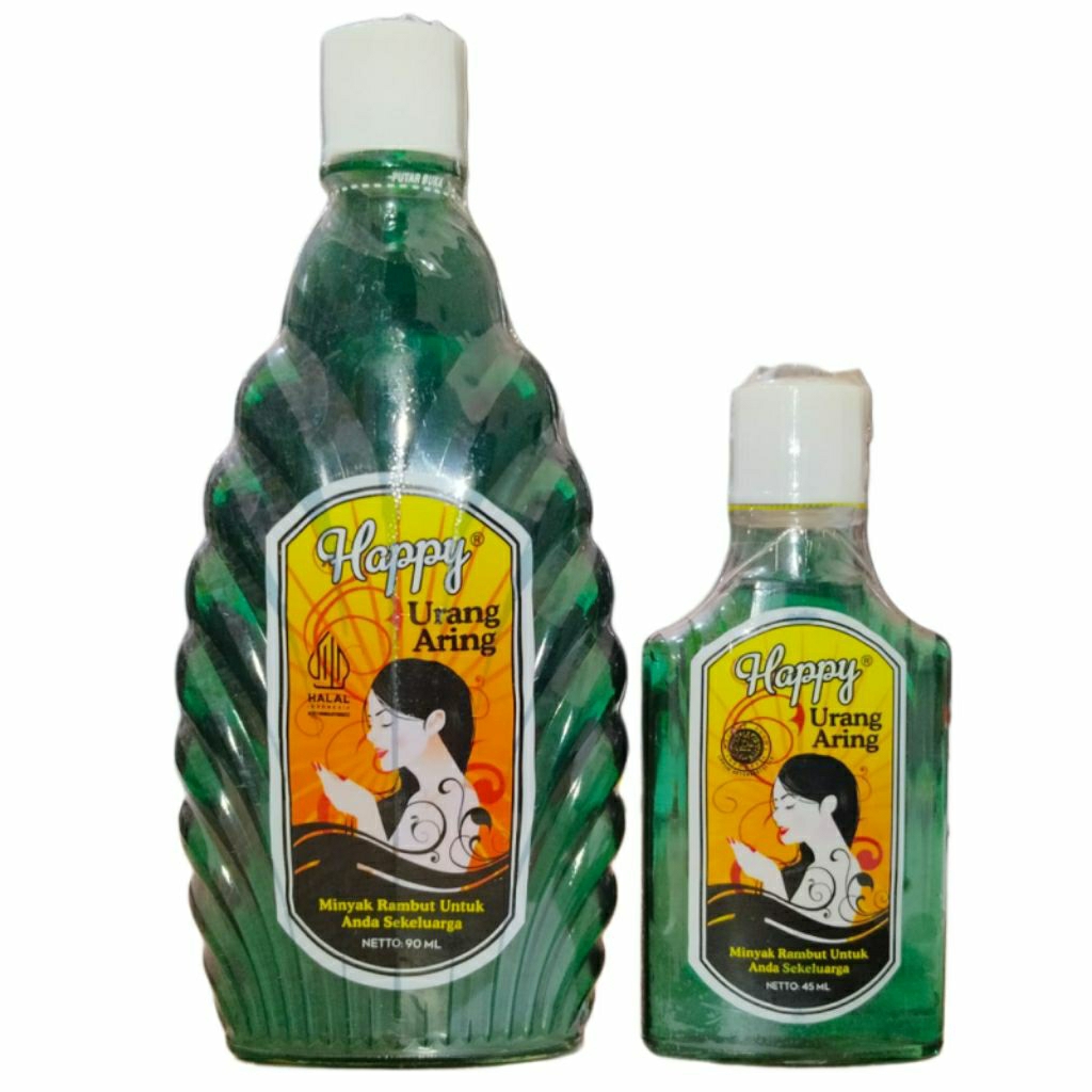Minyak Urang Aring Asli Happy Kemiriku- Minyak urang Aring untuk rambut hitam sehat kuat