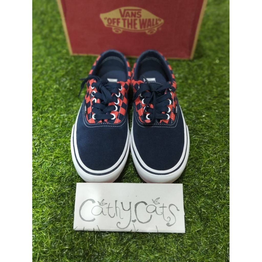 Vans Era Pro Navy Checkerboard PopCush Vans Era Pro Suede Checkerboard Red Black Vans PopCush Pro Er
