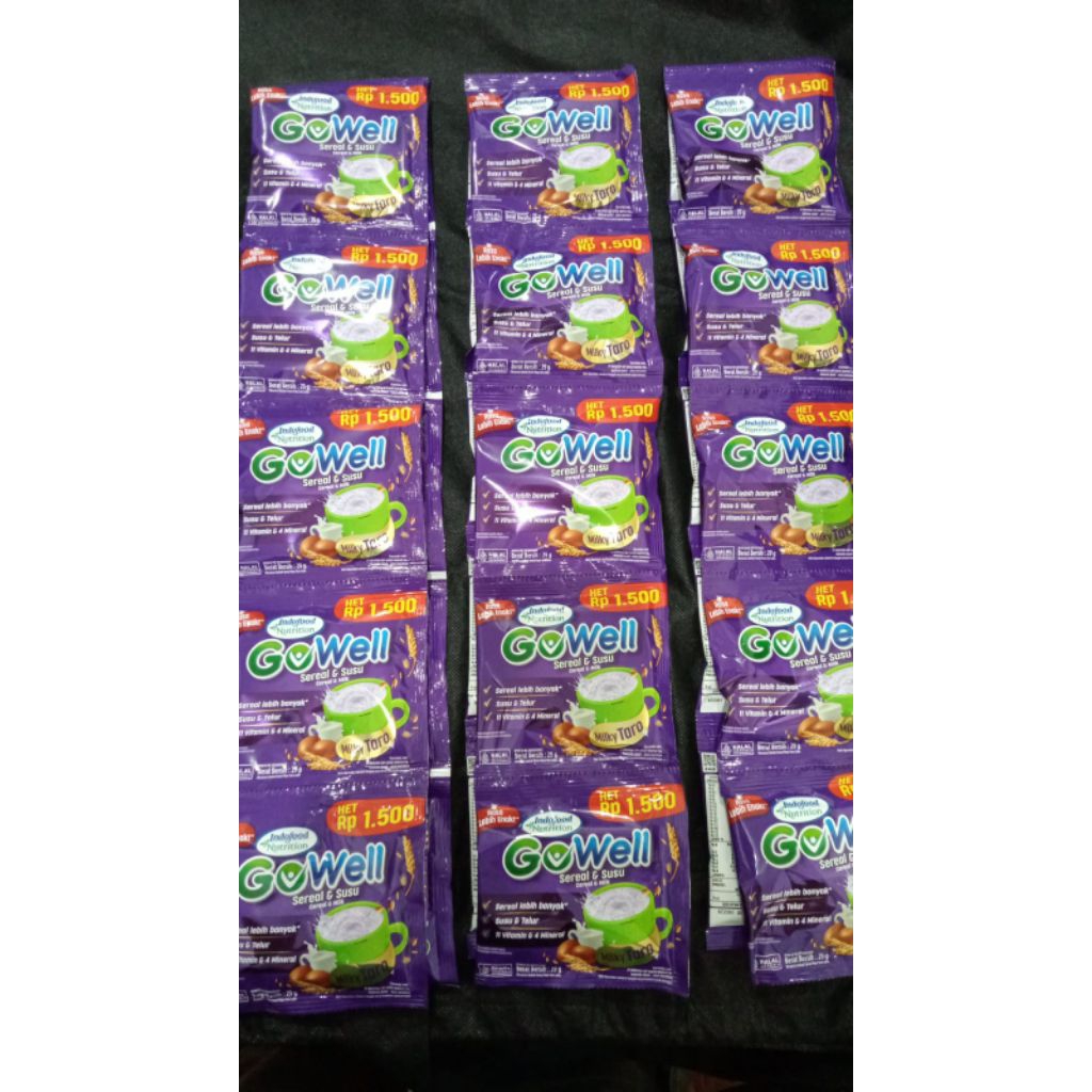 

Gowell sereal Miky taro 10sachets @29g